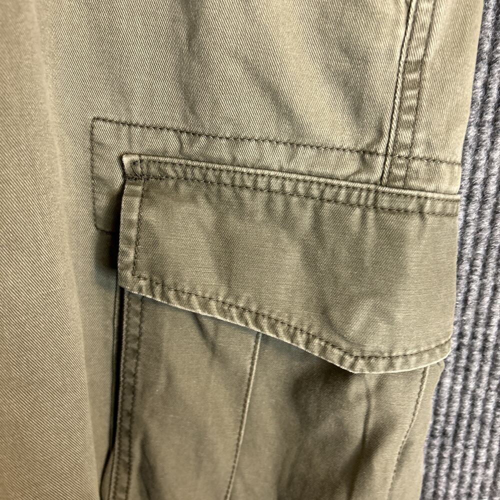 Vintage Nautical Mens Cargo Shorts Size 38 Green Cotton Y2K Skater Grunge - Picture 5 of 12